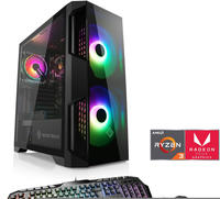 PC - CSL Sprint 5648 (Ryzen 3), AMD Ryzen 3 3200G, 16 GB DDR4-RAM, 500 GB M.2 SSD,