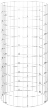 vidaXL Gartenkomposter Ø50x100cm Verzinkter Stahl