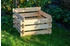Dobar Stecki Holz-Komposter mit Stecksystem 78 x 78 x 78 cm Kiefer natur