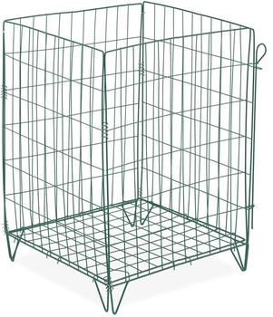 Relaxdays Kompostgitter 68 x 46 x 46 cm Stahl gr&uuml;n