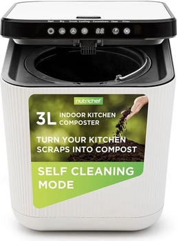 NutriChef elektrischer K&uuml;chenkomposter 3 Liter