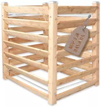 Riegelsberger Massivholz Steckkomposter 100 cm 80x80 cm (RIE4793.1)