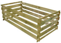 vidaXL Komposter Latten aus Kiefernholz Impr&auml;gniert 180x90x90 cm