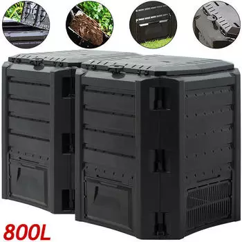Prosperplast Garden Composter (800L) Black