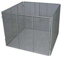 TrendLine Metallkomposter 100 x 100 x 80 cm Gartenkomposter Streckmetall