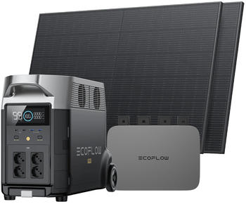 EcoFlow Delta Pro (+ 2x 400W Solarpanel + 800W Wechselrichter)