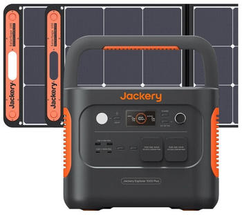 Jackery Explorer 1000 Plus (+ 2x 100W Solarpanel)