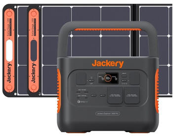 Jackery Explorer 1000 EU Pro + 2x SolarSaga 100W