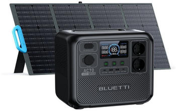 Bluetti AC70 (+ PV120 120W Solar panel)