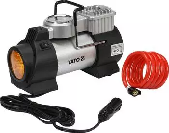 Yato Luftkompressor Autokompressor mit LED-Lampe (YT-73460)
