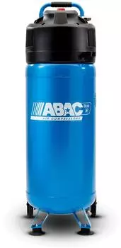 ABAC Vertikaler Luftkompressor EASE-AIR 50V, Ölfreier Luftkompressor, Maximaler Druck 10 Bar, Leistung 2 PS, 50-Liter-Tank, Geräuschpegel 97 dB (A)