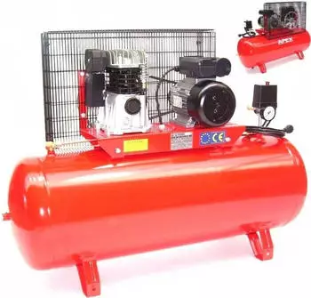 Apex Kompressor Werkstattkompressor 450/11/150W 230V Druckluft Kolbenkompressor