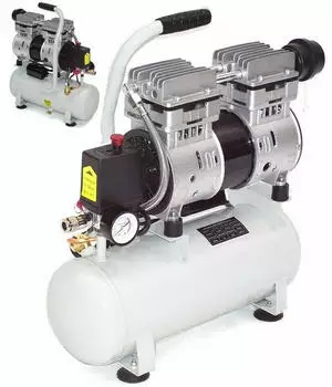 Apex Flüsterkompressor 40291 leiser Druckluft Kompressor 750W ölfrei Luftkompressor