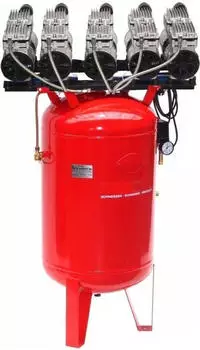 Apex Druckluft Kompressor Silent Leise V10 450/8/150W-St Ölfrei Flüsterkompressor 5PS