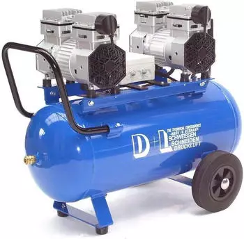 Apex Druckluft Kompressor Silent Leise V4 180/8/50W Ölfrei Flüster Kompressor 50 ltr
