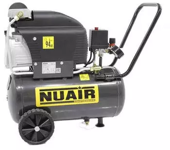 Nu Air Nuair FC2/24 S - Elektrokompressor fahrbar - 2 PS Motor - 24 l - Druckluft