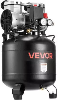 VEVOR Druckluft-Kompressor &ouml;lfrei 30L, 1,5kW, 113L/min, max. 10bar
