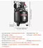 VEVOR Druckluft-Kompressor ölfrei 30L, 1,5kW, 113L/min, max. 10bar