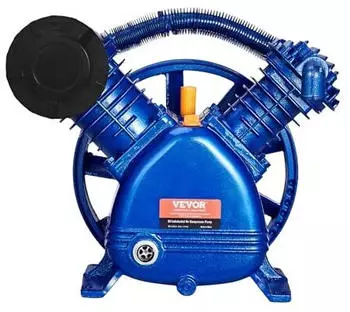 VEVOR Luftkompressor-Pumpenkopf 5,5PS 5,75CFM bei 90PSI, 2-Zylinder V-Typ, &ouml;lgeschmiert (FB-2090/12.5)