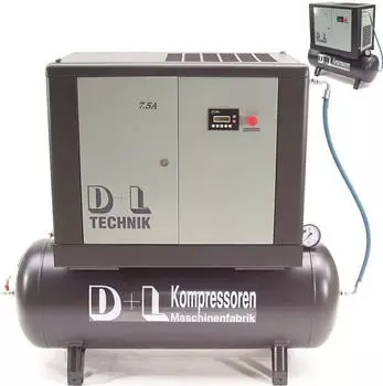Apex Schraubenkompressor Schraubenverdichter 1000/13/300 11kW Kompressor 1000L 13 bar