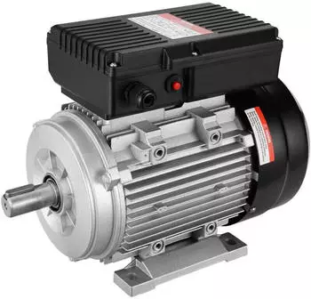 VEVOR Elektromotor 1,1kW 2800U/min, AC 220-240V, Einphasig, B3-Rahmen, 24mm Passfederwelle, CW/CCW