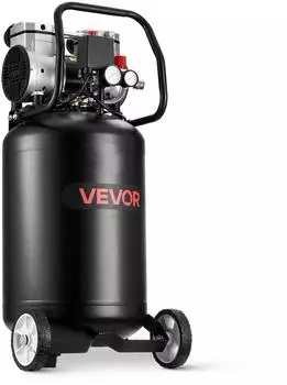 VEVOR &Ouml;l-freier Luftkompressor 50L 2PS 113L/min, Max. 8bar (1680D/8bar-148FF-10A45L)