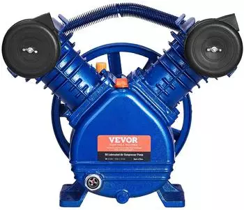 VEVOR Luftkompressor-Pumpenkopf 3PS 6,25CFM@90PSI 2-Zylinder &ouml;lgeschmiert (FB-2065/8)