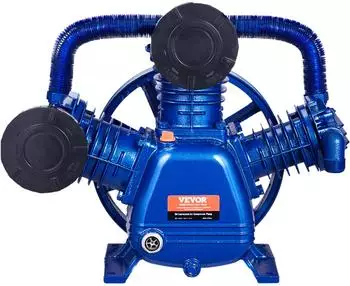 VEVOR Kompressorpumpenkopf 10PS 17,5CFM, 3-Zylinder Ölschmierung, 2-stufig V-Typ, max. 185PSI (FB-3090/12.5)