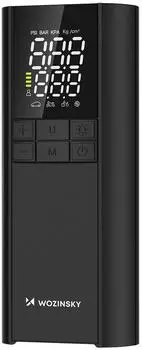 Wozinsky WPEP-8000 Elektrischer Luftkompressor mit Powerbank 8000mAh und LED-Taschenlampe (WPEP-8000)