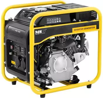MSW Wheels Inverter Stromerzeuger Benzin 3500W 230V AC R&uuml;cksto&szlig;start (MSW-PG-100)