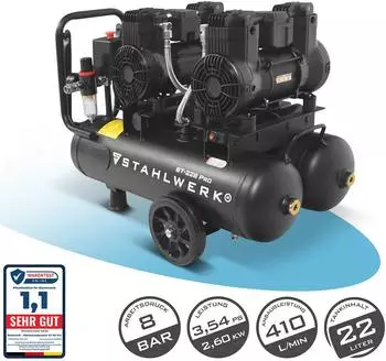 Stahlwerk ST-228 Pro Kompressor 22 Liter 8 bar