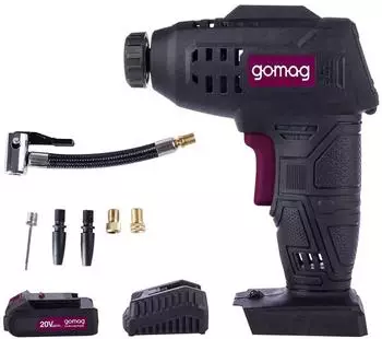 Gomag GO-LP20 Akku-Handkompressor 20V 7bar, 2,0Ah Starter-Kit (39092239982-01)