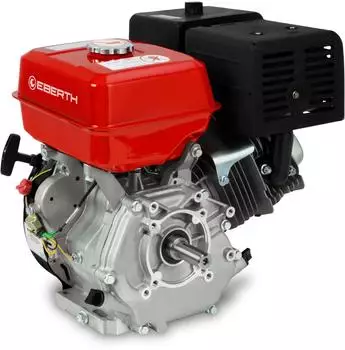 Eberth Benzinmotor 420ccm 11,03kW, 4-Takt, Welle 25,4mm &Oslash;, Seilzugstart (GW3-ER420-15-Q25.4)