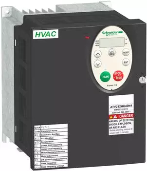 Schneider Electric Altivar Machine ATV212 Frequenzumrichter 5,5kW 480V 3-phasig IP21 (ATV212HU55N4)