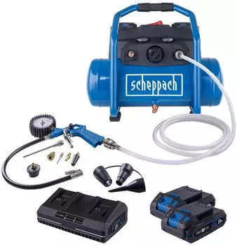Scheppach C-ACT160/6-X Luftkompressor 6L 2x20V 8bar (5906175400)