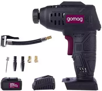 Gomag GO-LP20 Akku-Handkompressor 20V 7bar 4,0Ah (39092239982-02)