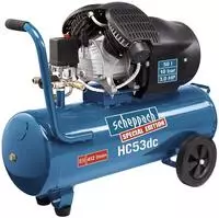 Scheppach 5906102942, SCHEPPACH Zweikolben-&Ouml;lkompressor 50 l, 10 bar, HC 53 DC