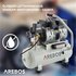 Arebos Flüster-Kompressor 12 Liter 500 Watt ölfrei