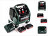 2 x 4,0 Ah LiHD + Ladegerät: Metabo Power 160-5 18 LTX BL OF