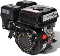 vidaXL Benzinmotor 6,5 PS 4,8 kW Schwarz