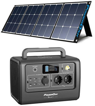 Bluetti PowerOak EB70 (mit Solarpanel SP120)