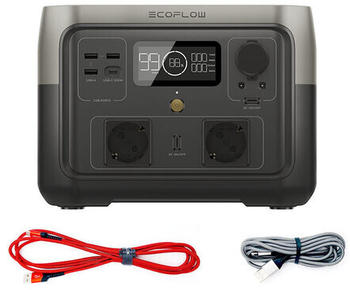 EcoFlow RIVER 2 Max inkl. USB-Schnellladekabel
