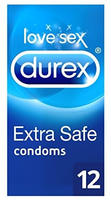 Durex Extra Safe - sichere Kondome (3 Stk.) transparent