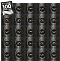 &laquo;Black Latex&raquo; - 100 schwarze Kondome mit Comfort-Form (100 Kondome) 100 St