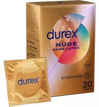 Durex Nude Latex Free (20 pcs.)