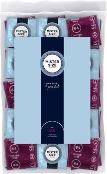 Mister Size Pure Feel Condoms 64 mm 100 Pack