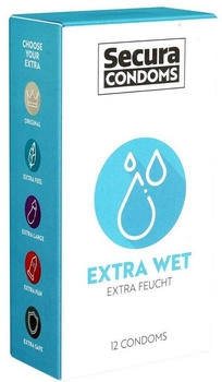 Secura Kondome Kondome extra feucht - 12 Stück Secura