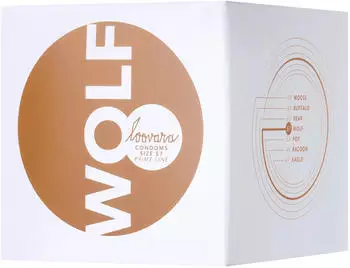 Loovara Wolf 57 Condom 12 Stück mm transparent transparent
