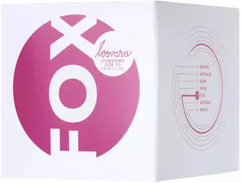 Loovara Fox 53 Condom 12 Stück mm transparent transparent