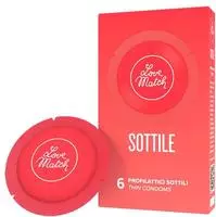 Love Match Ultrad&uuml;nne Kondome 19,3cm x 5,35cm Schachtel 6 St&uuml;ck